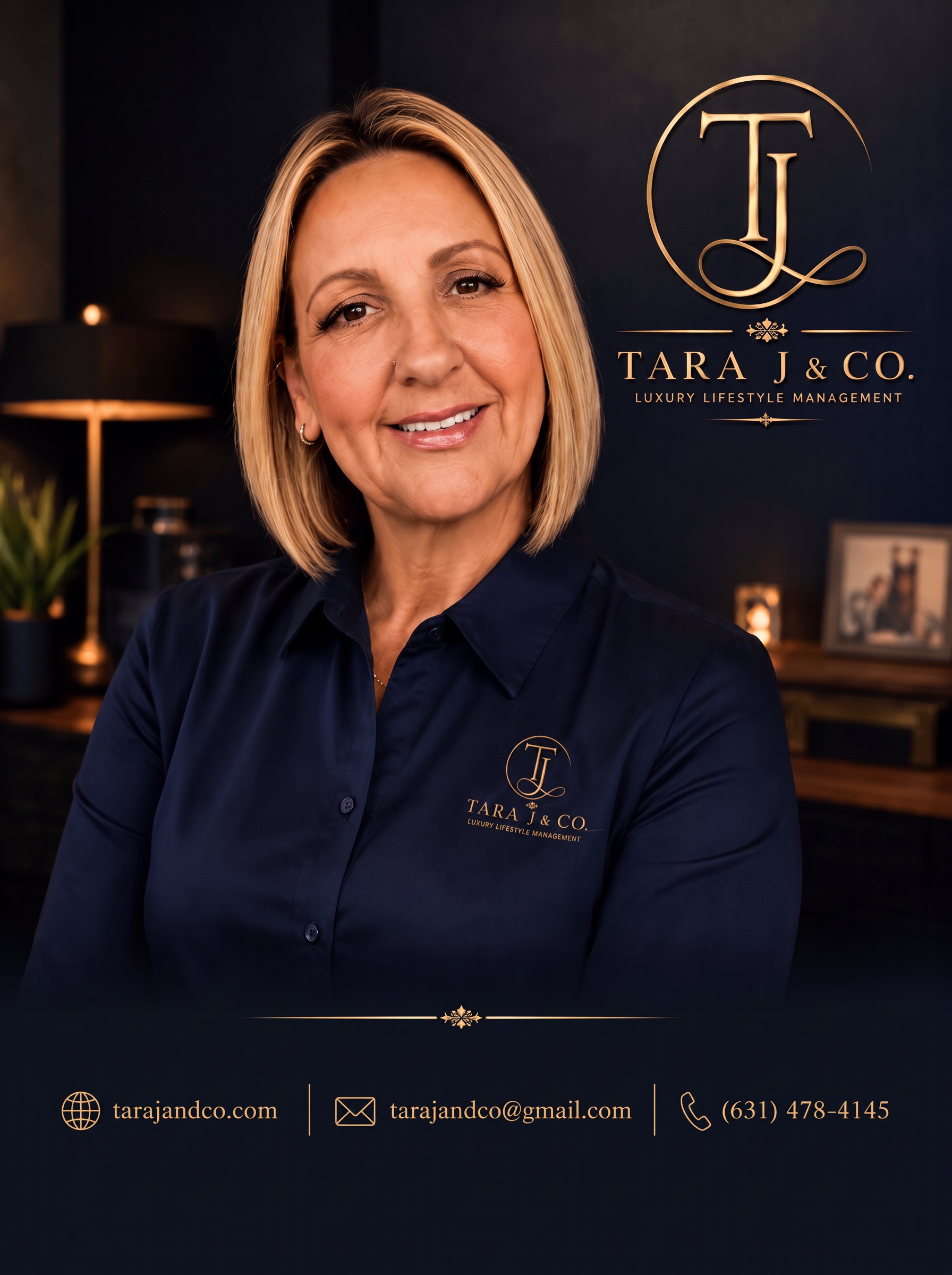 Tara J, founder of Tara J & Co., a luxury lifestyle management and private concierge service in Suffolk County, New York
